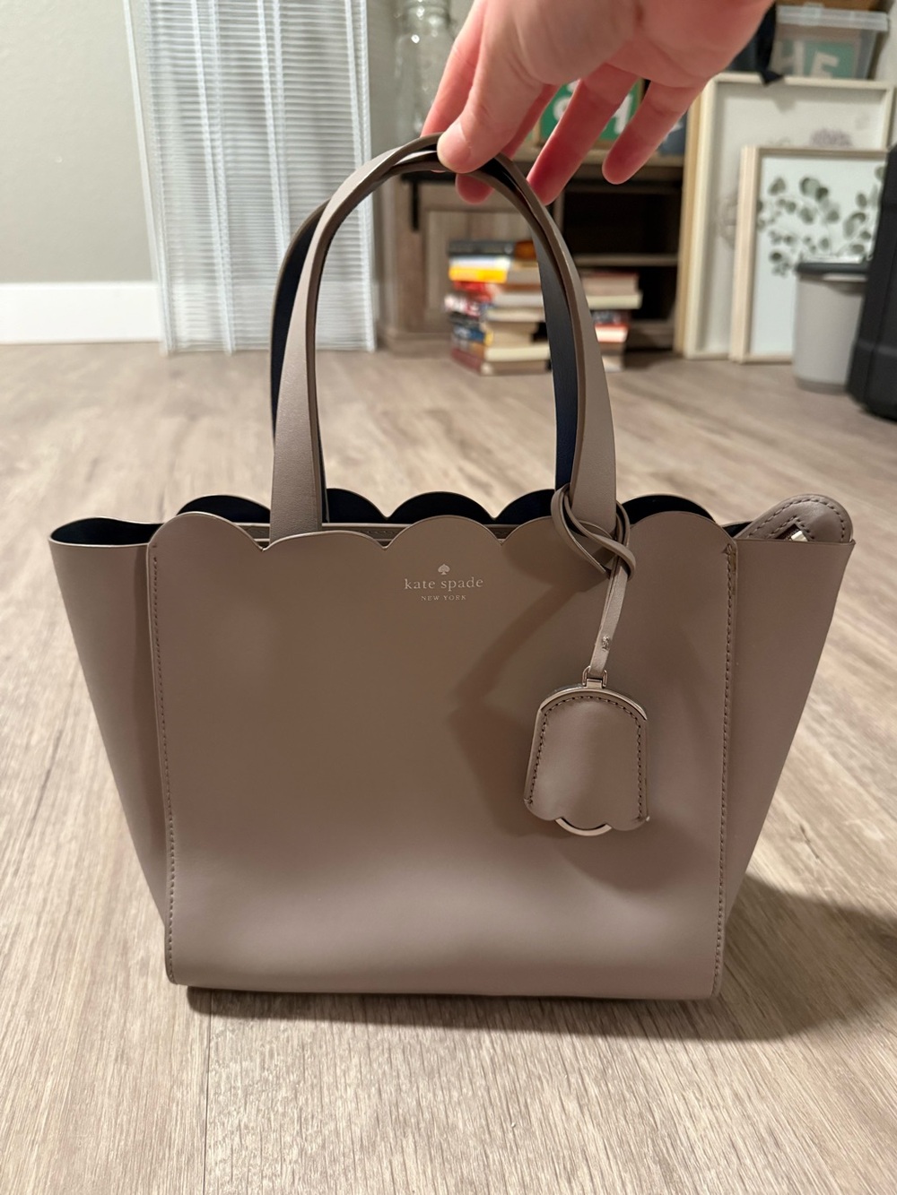 Kate Spade Scalloped Edge Leather Tote